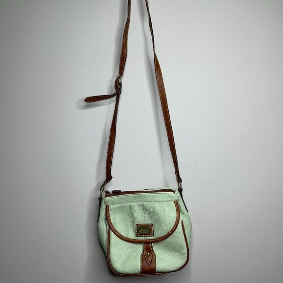 b.o.c. Handbags - b.o.c. Crossbody Medium Shoulder Bag Soft Leather Light Green / Brown